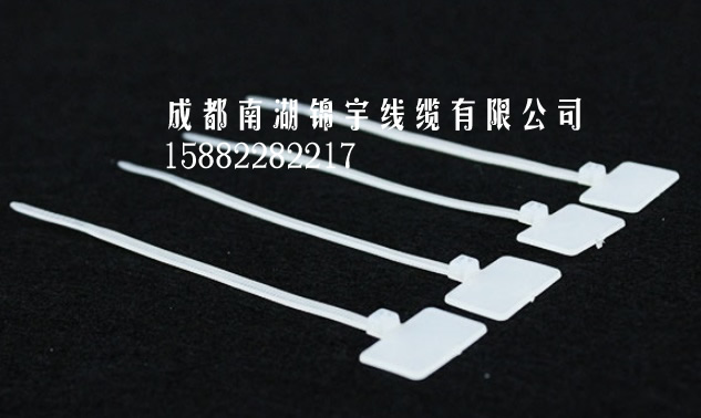 標牌扎帶 電纜 電線 網線標簽固定 標簽扎帶 塑料扎線帶